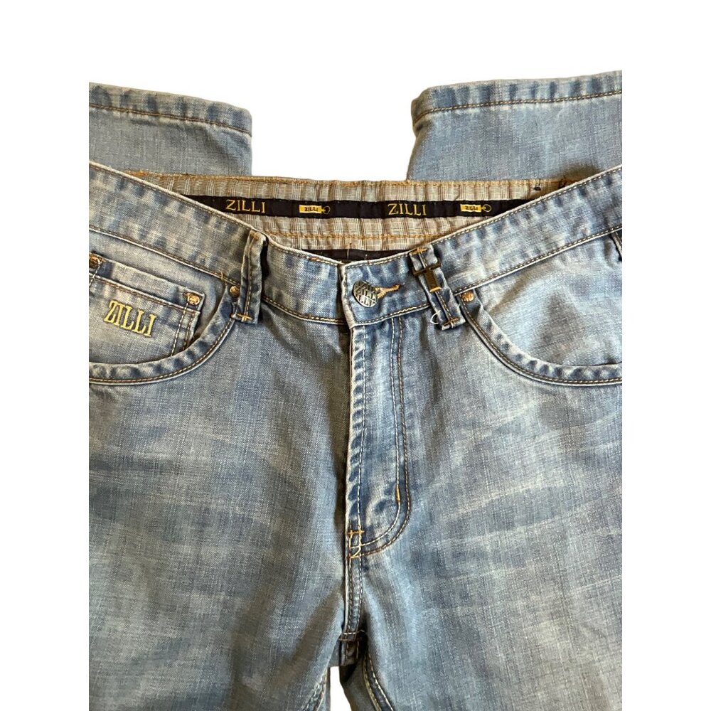 Zilli Made in Italy Light Wash Denim Jeans‎ Men's 32 (Measured 33")